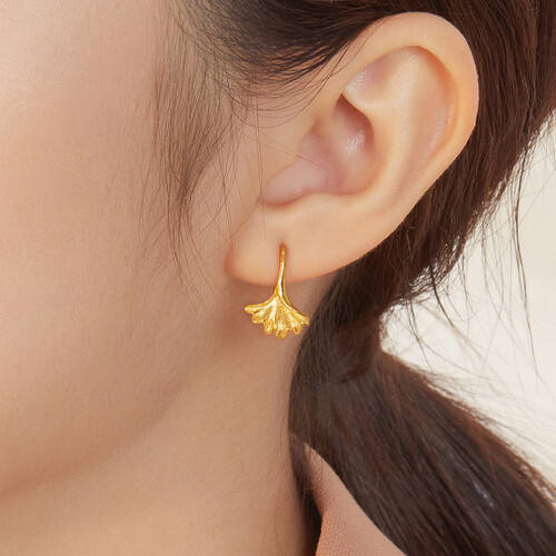 始——六福珠宝 囍爱系列黄金耳环开元棋牌